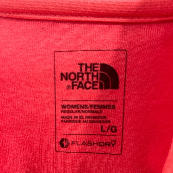 North face pink long sleeve shirt - Picture 4 of 4